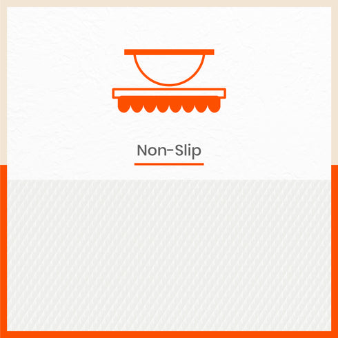 Vega Multipurpose Diamond Texture Shelf Liner | White (45 cm X 150 cm 380 GSM)